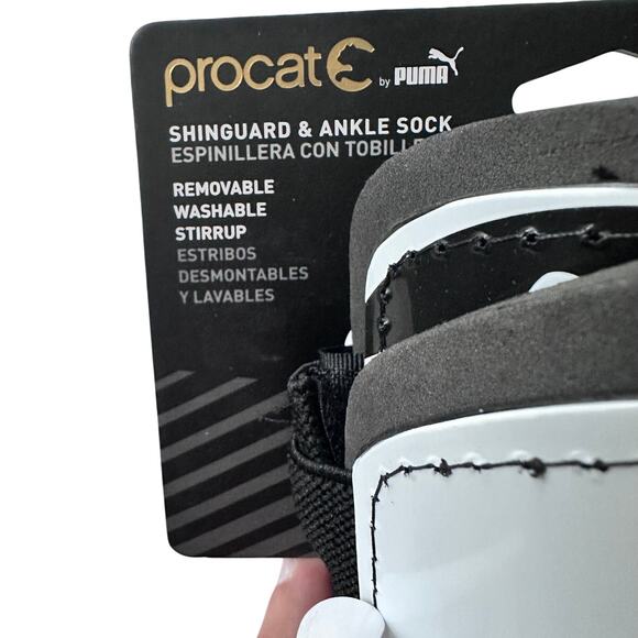 Procat by Puma Soccer Shin Guards w/ Ankle Support – Size M Youth – NWT - Picture 4 of 5